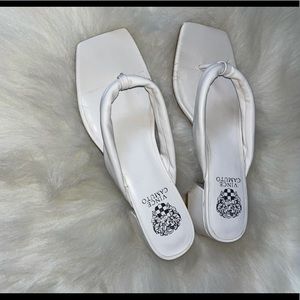 White Vince Camuto  sandals